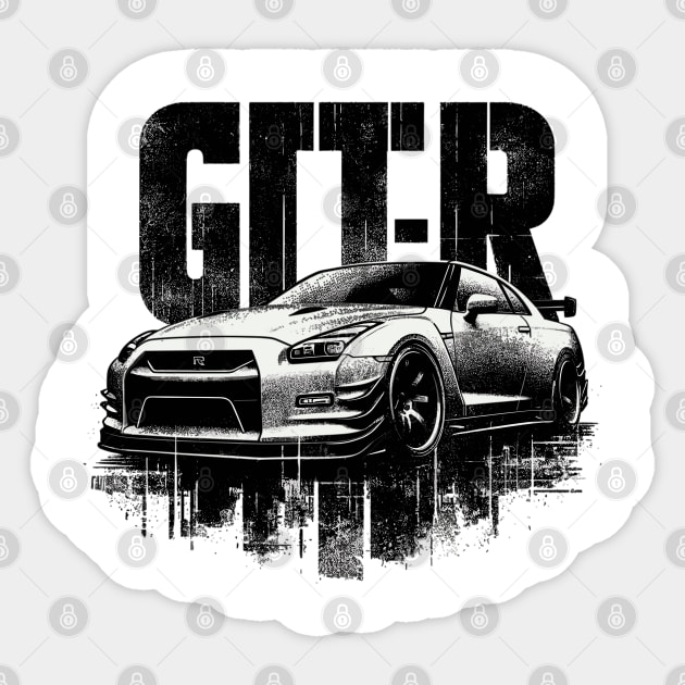 Nissan GT-R R34 Sticker by Vehicles-Art